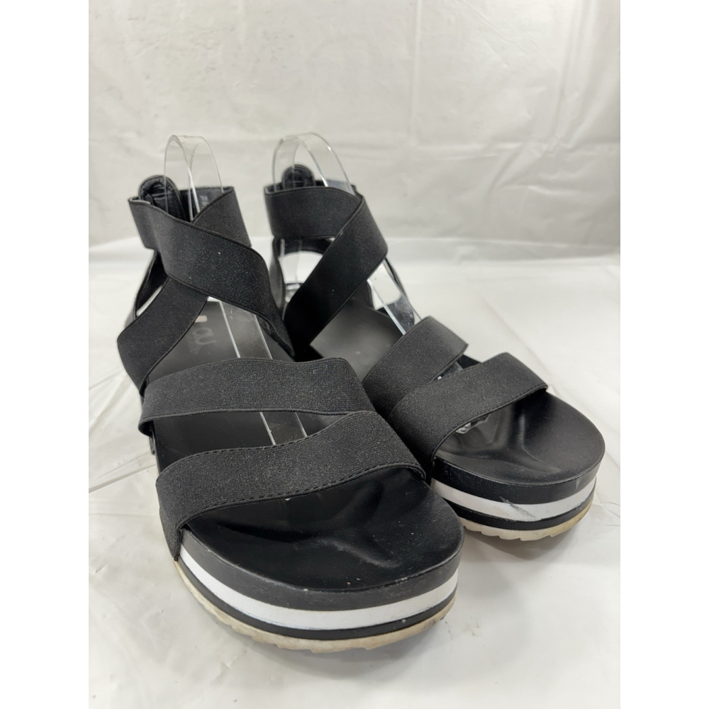 Air Underground Black Parisa platform Sandals Womans Size 12M